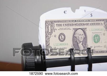 an american dollar bill in a rolodex View Large Photo Image Stock Image - an american dollar bill in a rolodex. Fotosearch