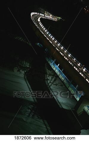 edmonton, alberta, canada; the high level bridge and the lrt bridge going over the north saskatchewan river at night View Large Photo Image Stock Photograph - edmonton, alberta, canada; the high level bridge and the lrt bridge going over the north saskatchewan river at night. Fotosearch