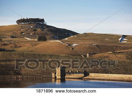 Stock Photograph - grassholme reservoir, durham county, england; a water reservoir. Fotosearch