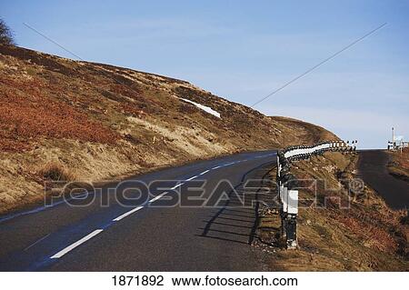 hill end, county durham, england; a road through the hills View Large Photo Image Stock Image - hill end, county durham, england; a road through the hills. Fotosearch