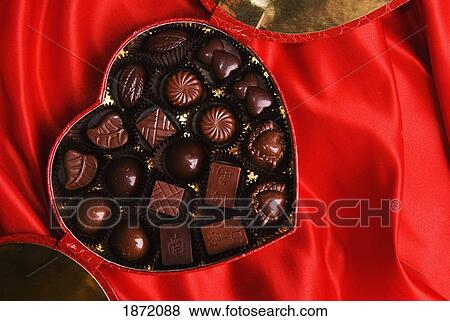 Stock Photo - valentines day chocolates. Fotosearch