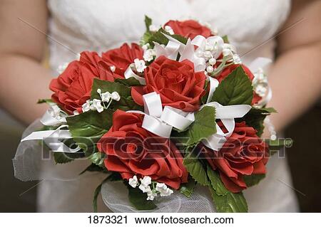 Stock Image - a bridal bouquet. Fotosearch