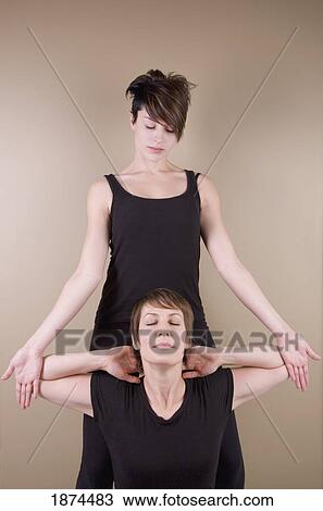 a woman getting a thai massage View Large Photo Image Stock Image - a woman getting a thai massage. Fotosearch