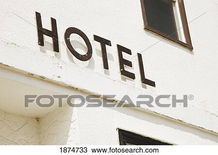 alberta, canada; an old hotel sign View Large Photo Image Stock Image - alberta, canada; an old hotel sign. Fotosearch