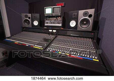 fort lauderdale, florida, united states of america; a sound board in a recording studio View Large Photo Image Picture - fort lauderdale, florida, united states of america; a sound board in a recording studio. Fotosearch