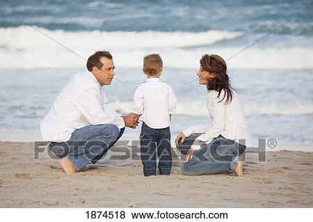 fort lauderdale, florida, united states of america; a family on the beach by the ocean View Large Photo Image Stock Photo - fort lauderdale, florida, united states of america; a family on the beach by the ocean. Fotosearch