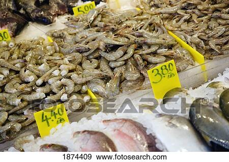 new york, new york, united states of america; seafood at a street market View Large Photo Image Stock Photo - new york, new york, united states of america; seafood at a street market. Fotosearch