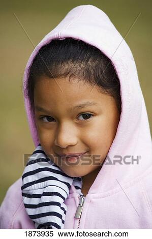 portrait of a girl in a pink hood View Large Photo Image Stock Photography - portrait of a girl in a pink hood. Fotosearch