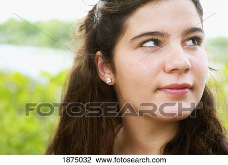 portrait of a young woman View Large Photo Image Stock Image - portrait of a young woman. Fotosearch