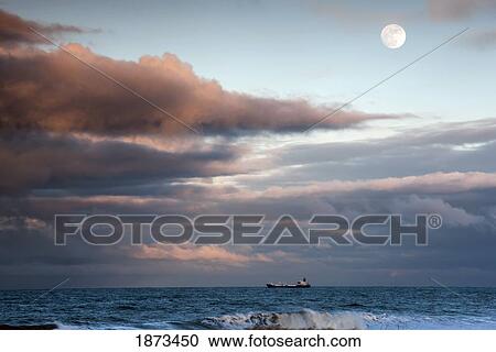 saltburn, teesside, england; a cargo ship out on the ocean View Large Photo Image Stock Image - saltburn, teesside, england; a cargo ship out on the ocean. Fotosearch