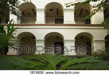 Stock Image - san antonio, texas, united states of america; a building along the riverwalk. Fotosearch