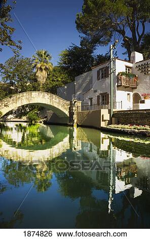 Stock Photograph - san antonio, texas, united states of america; bridge on the riverwalk. Fotosearch
