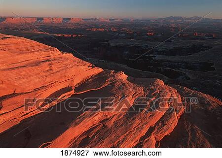utah, united states of america; monument basin viewed from grandview overlook at canyonlands national park, island in the sky district View Large Photo Image Stock Photo - utah, united states of america; monument basin viewed from grandview overlook at canyonlands national park, island in the sky district. Fotosearch