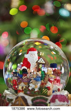 oregon, united states of america; a christmas snow globe with santa claus in it View Large Photo Image Stock Photograph - oregon, united states of america; a christmas snow globe with santa claus in it. Fotosearch