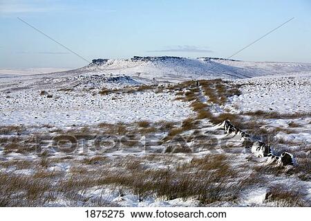 south yorkshire, england; snow in the pennines in peak district national park View Large Photo Image Stock Photography - south yorkshire, england; snow in the pennines in peak district national park. Fotosearch