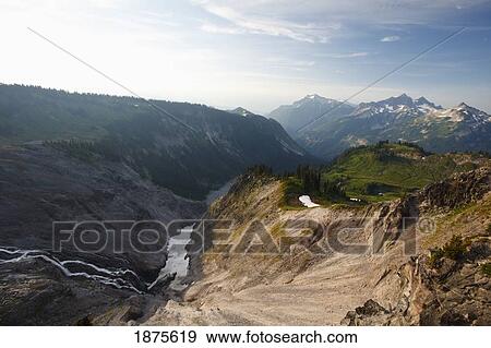 washington, united states of america; tatoosh mountains in paradise park in mt. rainier national park View Large Photo Image Stock Photo - washington, united states of america; tatoosh mountains in paradise park in mt. rainier national park. Fotosearch