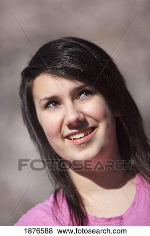 Stock Photo - A Teenage Girl. Fotosearch