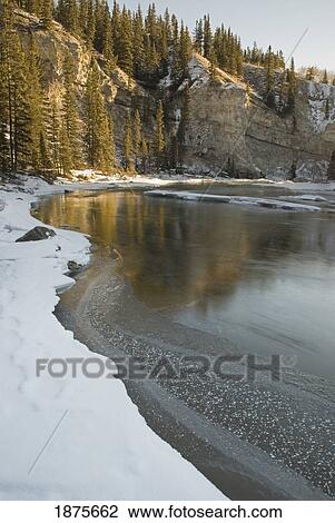 Bragg Creek, Alberta, Canada; Elbow River In Winter View Large Photo Image Stock Image - Bragg Creek, Alberta, Canada; Elbow River In Winter. Fotosearch