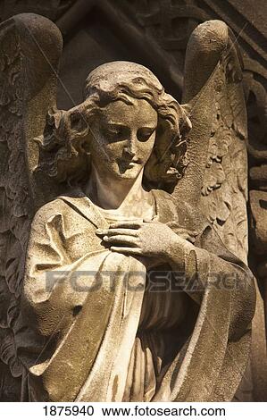 Buenos Aires, Argentina; A Stone Statue Of An Angel In Recoleta Cemetery View Large Photo Image Stock Image - Buenos Aires, Argentina; A Stone Statue Of An Angel In Recoleta Cemetery. Fotosearch