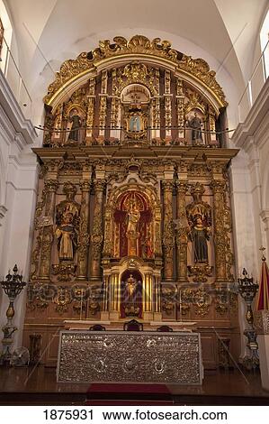 Stock Image - Buenos Aires, Argentina; Nuestra Senora Del Pilar Inside A Church Built By The Jesuits In Recoleta In 1732. Fotosearch