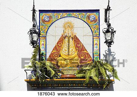 Chiclana, Andalusia, Spain; A Picture Of The Virgen De Los Remedio View Large Photo Image Stock Image - Chiclana, Andalusia, Spain; A Picture Of The Virgen De Los Remedio. Fotosearch