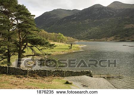 Stock Photography - Cumbria, England; Crummock Water In Lake District National Park. Fotosearch