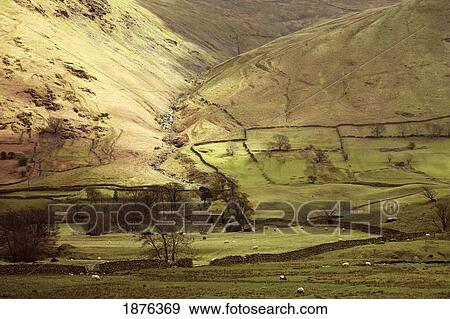 Cumbria, England; Kirkstone Valley In Lake District National Park View Large Photo Image Stock Photo - Cumbria, England; Kirkstone Valley In Lake District National Park. Fotosearch