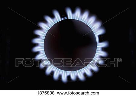 Gas Burner With Blue Flame View Large Photo Image Stock Photo - Gas Burner With Blue Flame. Fotosearch