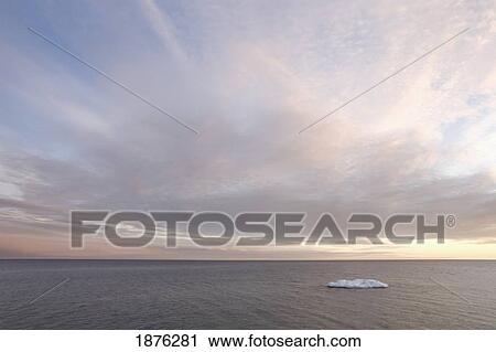 Grand Portage, Minnesota, United States Of America; An Iceberg In Lake Superior At Sunset View Large Photo Image Stock Image - Grand Portage, Minnesota, United States Of America; An Iceberg In Lake Superior At Sunset. Fotosearch