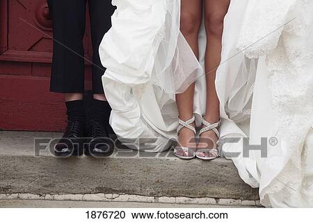 Hamilton, Ontario, Canada; The Feet Of A Bride And Groom View Large Photo Image Stock Image - Hamilton, Ontario, Canada; The Feet Of A Bride And Groom. Fotosearch