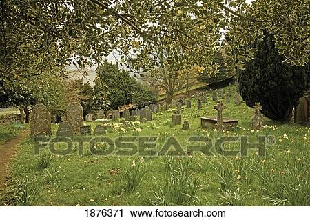 Keswick, Cumbria, England; A Cemetery In St. John's In The Vale Church Yard In Lake District National Park View Large Photo Image Stock Image - Keswick, Cumbria, England; A Cemetery In St. John's In The Vale Church Yard In Lake District National Park. Fotosearch
