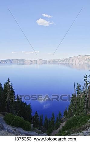Oregon, United States Of America; Crater Lake View Large Photo Image Stock Image - Oregon, United States Of America; Crater Lake. Fotosearch
