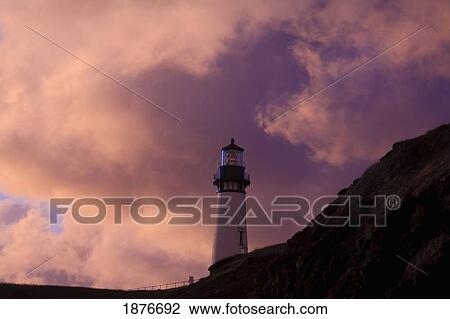 Oregon, United States Of America; Storm Clouds Over Yaquina Head Lighthouse View Large Photo Image Stock Image - Oregon, United States Of America; Storm Clouds Over Yaquina Head Lighthouse. Fotosearch