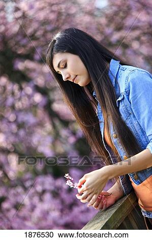 Portland, Oregon, United States Of America; A Teenage Girl Standing In Portland Park View Large Photo Image Stock Image - Portland, Oregon, United States Of America; A Teenage Girl Standing In Portland Park. Fotosearch