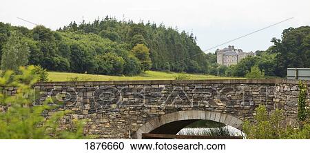 Stock Image - Slane, County Meath, Ireland; Slane Castle. Fotosearch