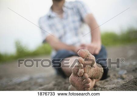 Stoney Creek, Ontario, Canada; Bare Feet Covered In Sand View Large Photo Image Stock Image - Stoney Creek, Ontario, Canada; Bare Feet Covered In Sand. Fotosearch