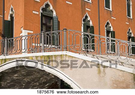 Venice, Italy; A Bridge And House Windows View Large Photo Image Stock Photograph - Venice, Italy; A Bridge And House Windows. Fotosearch