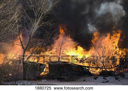 a barn burning; quebec city, quebec, canada View Large Photo Image Stock Photography - a barn burning; quebec city, quebec, canada. Fotosearch