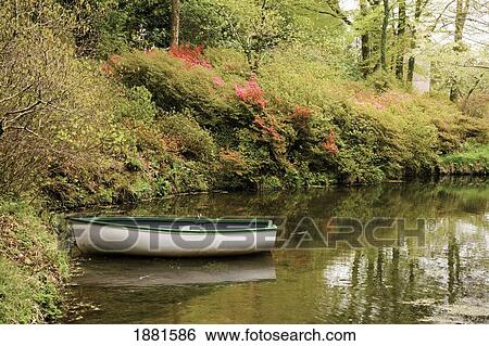 a boat in the stream in dartmoor national park; devon, england View Large Photo Image Stock Photograph - a boat in the stream in dartmoor national park; devon, england. Fotosearch