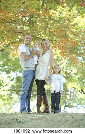 a family portrait in a park; gresham, oregon, united states of america View Large Photo Image Stock Image - a family portrait in a park; gresham, oregon, united states of america. Fotosearch