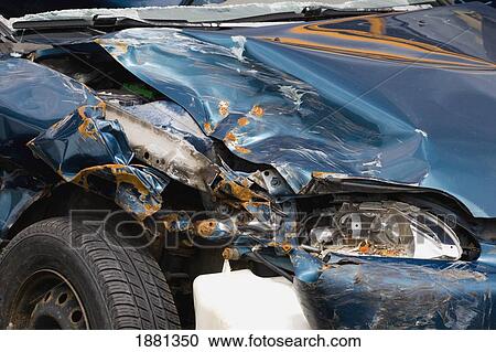 a wrecked car; waterloo, quebec, canada View Large Photo Image Stock Image - a wrecked car; waterloo, quebec, canada. Fotosearch