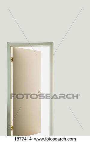 Picture - an open door; edmonton, alberta, canada. Fotosearch