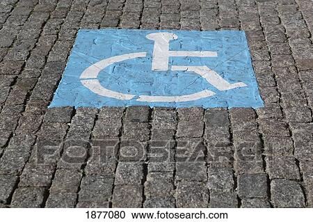 avila, spain; parking space reserved for disabled drivers View Large Photo Image Stock Image - avila, spain; parking space reserved for disabled drivers. Fotosearch