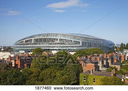 Stock Image - aviva stadium; dublin, dublin county, ireland. Fotosearch