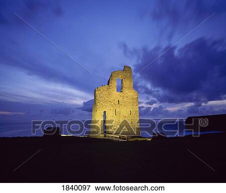 Ballybunion Castle, County Kerry, Ireland & Virgin, Rock View Large Photo Image Stock Photo - Ballybunion Castle, County Kerry, Ireland & Virgin, Rock. Fotosearch