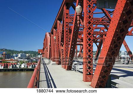 broadway bridge; portland, oregon, united states of america View Large Photo Image Picture - broadway bridge; portland, oregon, united states of america. Fotosearch