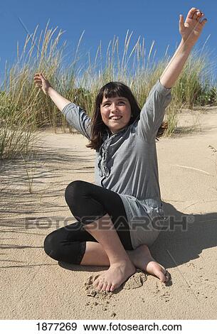 cadiz, andalusia, spain; a girl on bolonia beach in costa de la luz View Large Photo Image Stock Photo - cadiz, andalusia, spain; a girl on bolonia beach in costa de la luz. Fotosearch