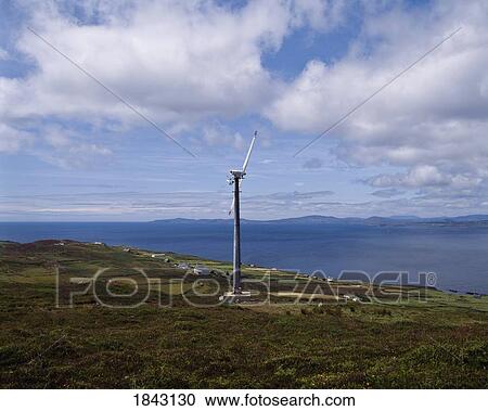Cape Clear Island, Co Cork, Ireland; Wind Generator View Large Photo Image Stock Image - Cape Clear Island, Co Cork, Ireland; Wind Generator. Fotosearch
