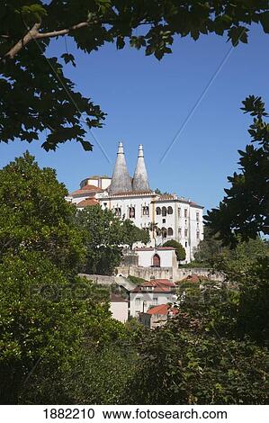 chimneys of the sintra national palace; sintra, portugal View Large Photo Image Stock Image - chimneys of the sintra national palace; sintra, portugal. Fotosearch