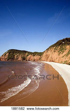 cliffs in jacob's ladder bay; sidmouth, devon, england View Large Photo Image Stock Image - cliffs in jacob's ladder bay; sidmouth, devon, england. Fotosearch